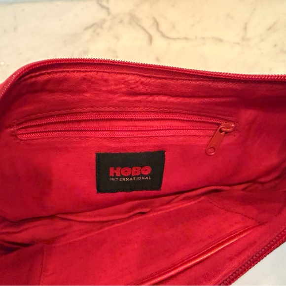 HOBO Vibrant Red Leather Bag - Picture 3 of 6